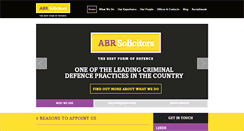 Desktop Screenshot of abrsolicitors.com